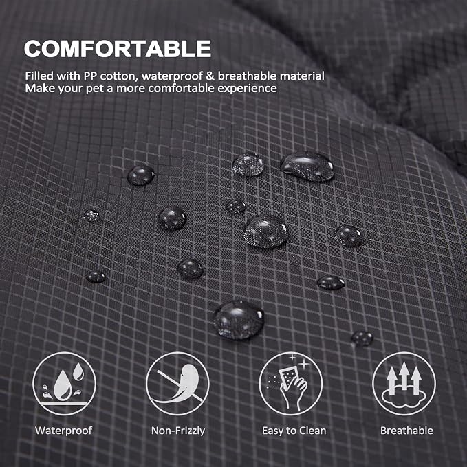 BDEUS 43x25In Large Size Outdoor Dog Bed, Waterproof & Portable Camping Travel - Image 5