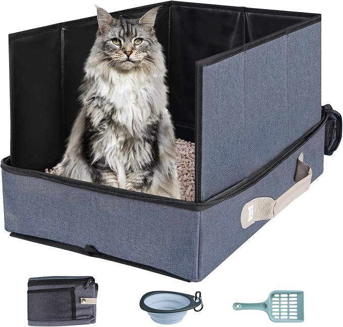 17.7 x 13.5 x 13.75 Travel Litter Box by PawLibero