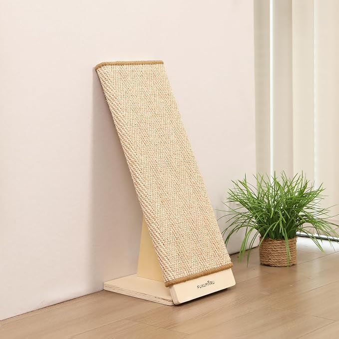 FUKUMARU Cat Scratcher, 23.66 Inch Sisal Cat Scratching Post Ramp, Replaceable - Image 5