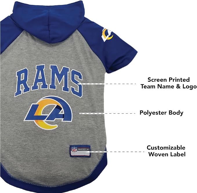 Pets First NFL Los Angeles Rams Hoodie - Image 6