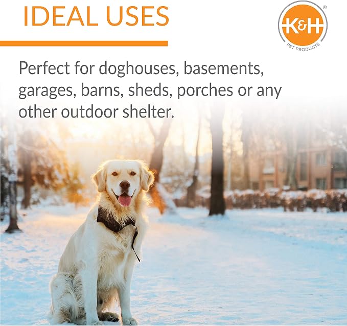K&H Pet Products Lectro-Kennel Heated Outdoor Dog Pad, Durable Rigid ABS - Image 8