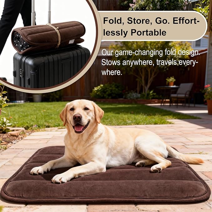 Dog Crate Pad, Ultra Soft & Anti-Slip Kennel Mat, Secure Fit - Image 5