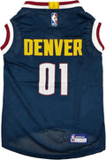 Pets First NBA Denver Nuggets Dog Jersey, Large by PETSFIRST