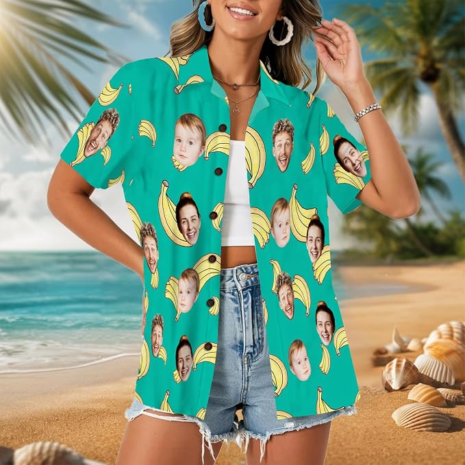 Custom Hawaiian Shirt with Face - Image 3