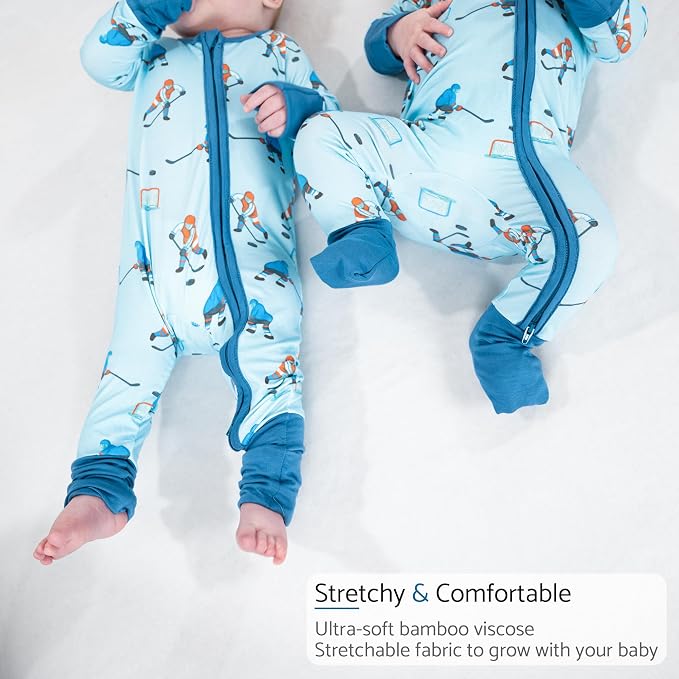 LollyBanks Baby Pajamas, Baby Romper 95% Bamboo Viscose and 5% Spandex - Image 3
