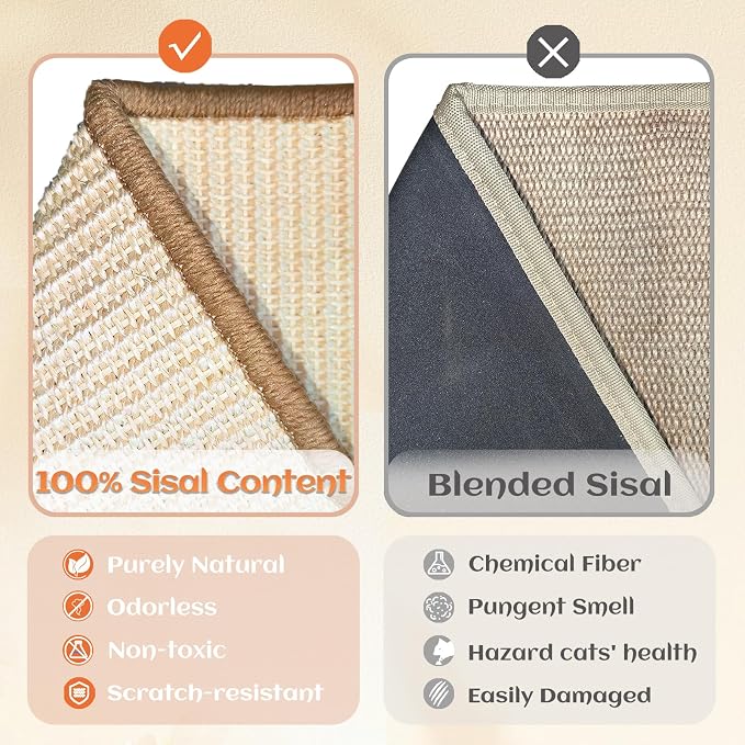 CHEERHOME PETS Sisal Cat Scratcher Bed - Image 5