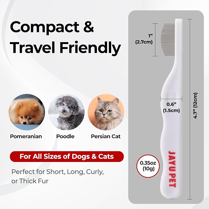 JAYU PET Facial Grooming Comb - Image 8