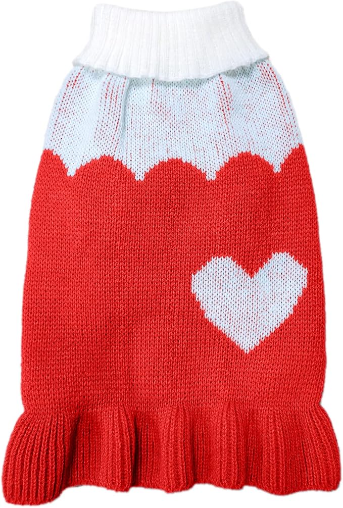 CHBORCHICEN Pet Dog Sweaters Classic Knitwear Turtleneck Winter Warm Puppy - Image 5
