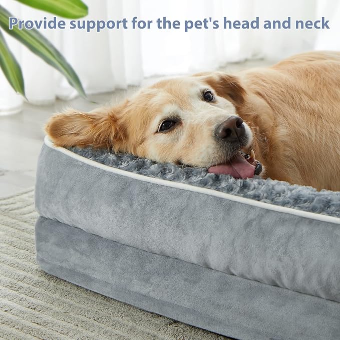 BFPETHOME Orthopedic Dog Beds for Large Dogs-Waterproof Sofa Pet Bed - Image 8
