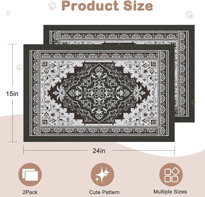 Glittme 2PCS Cat Litter Mat - Image 4