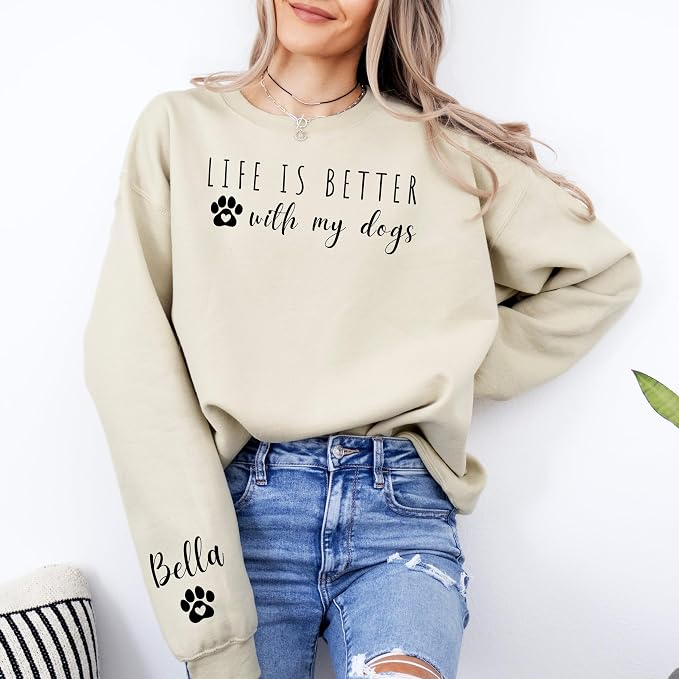 moonloom Dog Mom Sweatshirt, Animal Lover Gift, Custom crewneck - Image 8