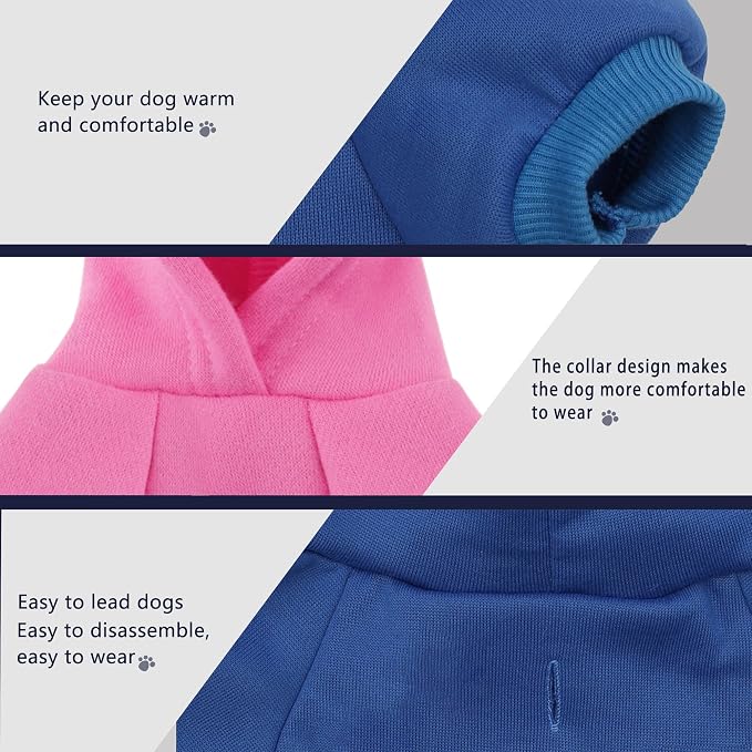 Paiaite Grey Chihuahua Dog Hoodie: Keep Your Pup Warm and Stylish - Image 2