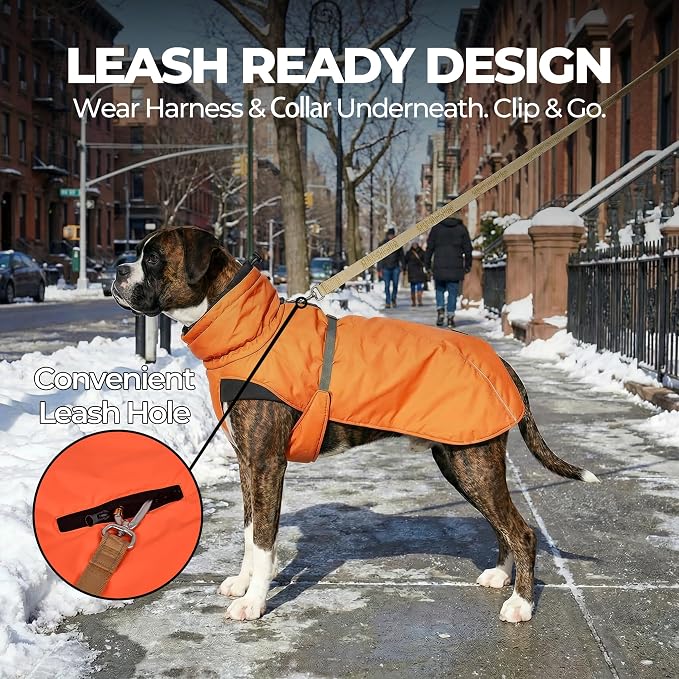 Dog Winter Coat, Warm Puffer Jacket - Image 6