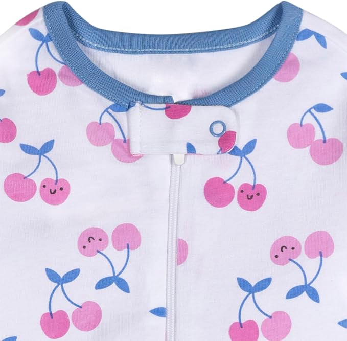 Onesies Brand Baby Girls' 4-pack Sleep 'N Play Footies Multi Pack - Image 3