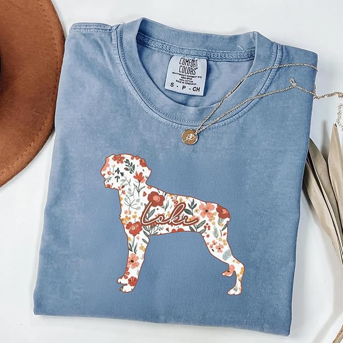 Brittany Dog Lover Personalized Sweatshirt, Custom Name Floral Pet Owner Apparel - Image 5
