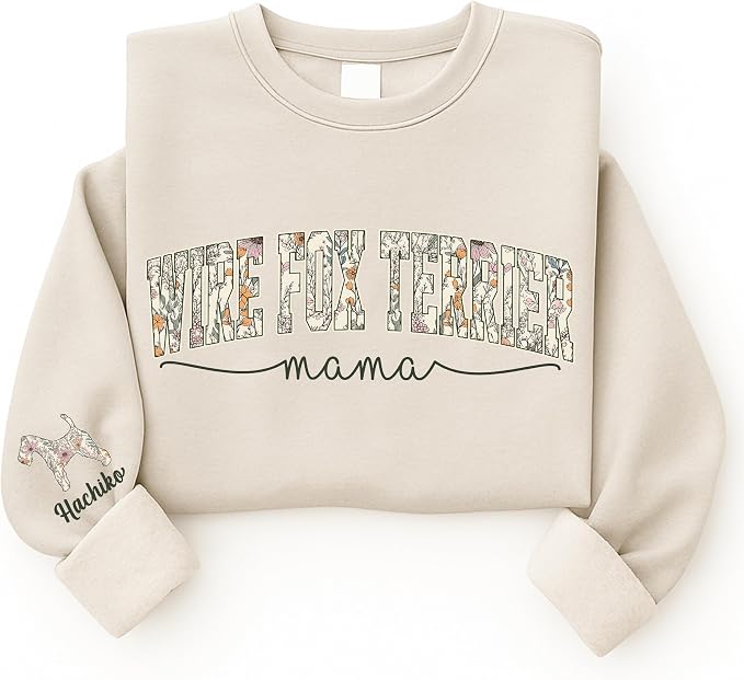 Personalized Dog Mom Sweatshirt, Dog Lover Crewneck, Gift Idea - Image 2