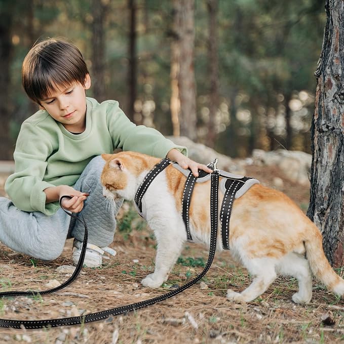 Cat Harness for Walking, Escape Proof Cat Harness and Leash Set - Image 7