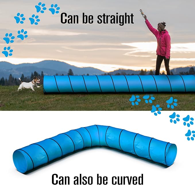 Houseables Dog Tunnel, Dog Agility Tunnel, Agility Equipment, Puppy Obstacle - Image 5