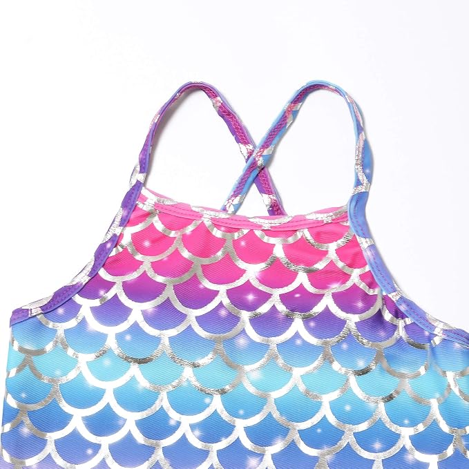 Jxstar Girls 2-Piece Bathing Suit Unicorn Swimsuits Swimwear Tankini - Image 3