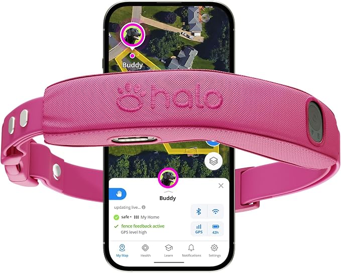 Halo Collar 5 Wireless Dog Fence & GPS Dog Collar, Keep Your Dog Safely by Halo