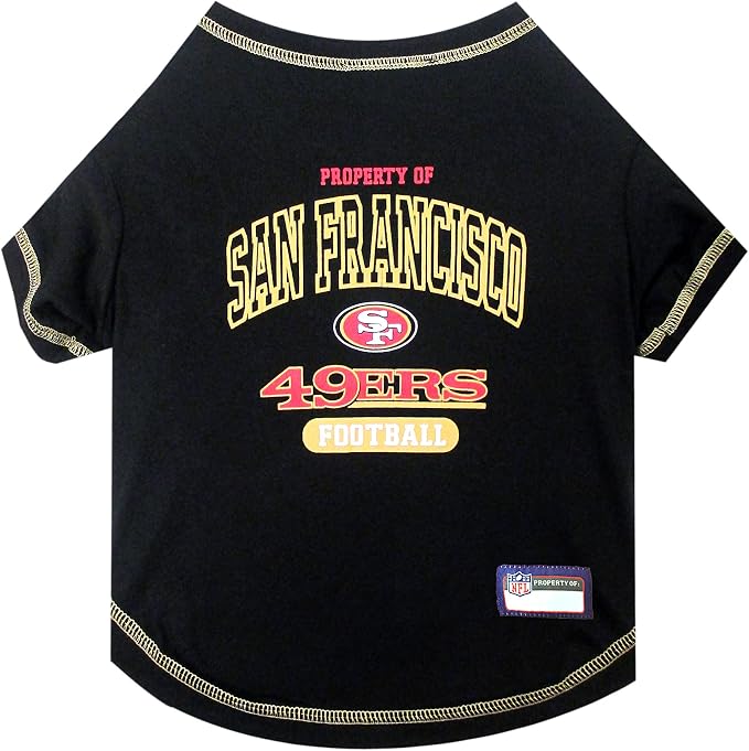 NFL San Francisco 49ers Dog T-shirt Large. by PETSFIRST