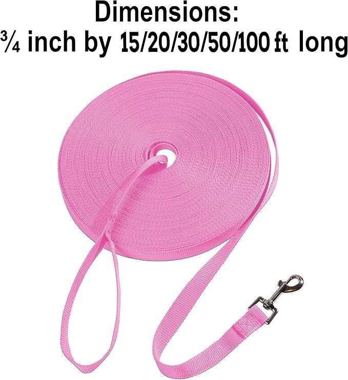 Hi Kiss Dog/Puppy Obedience Recall Training Agility Lead - 15ft 20ft 30ft 50ft - Image 4