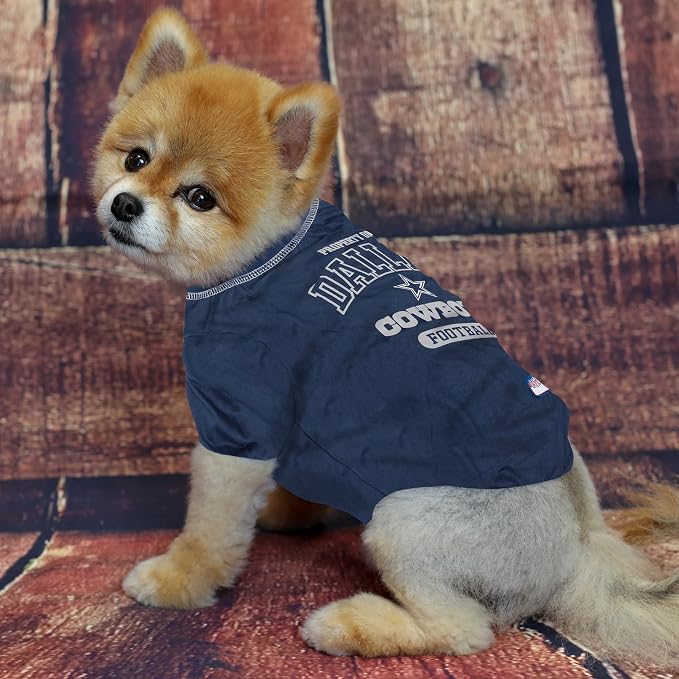 NFL Dallas Cowboys Dog T-Shirt for Pets, Size Small. Officially Licensed Pet - Image 2