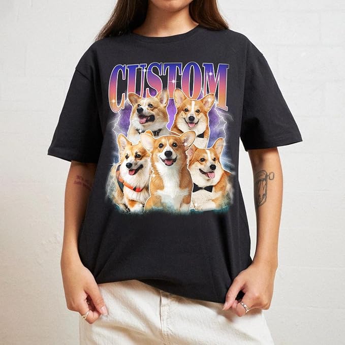 Custom Dad Shirt Personalized Picture T-Shirt - Image 3