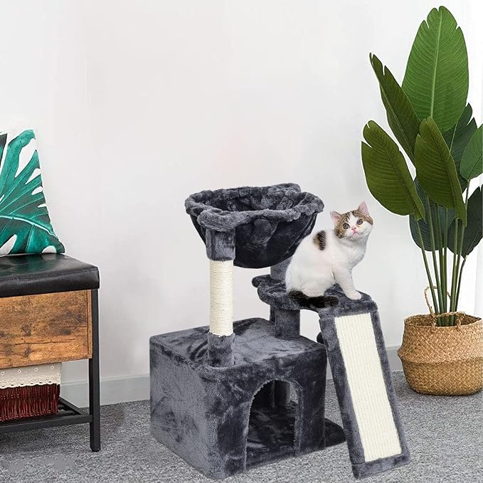 SYANDLVY 23.62" Cat Tree for Indoor Large Cats, Cat Tower - Image 2