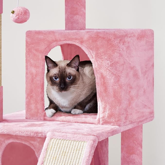 Yaheetech Cat Tree Cat Tower Play House Climber Stand Furniture - Image 6