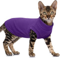 PUMYPOREITY Fleece Sphynx Cat Clothes, Warm Thick Cat Sweater, Soft Winter Coat by PUMYPOREITY