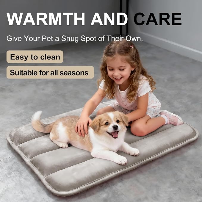 Dog Bed Mat, Reversible Dog Crate Pad - Image 6