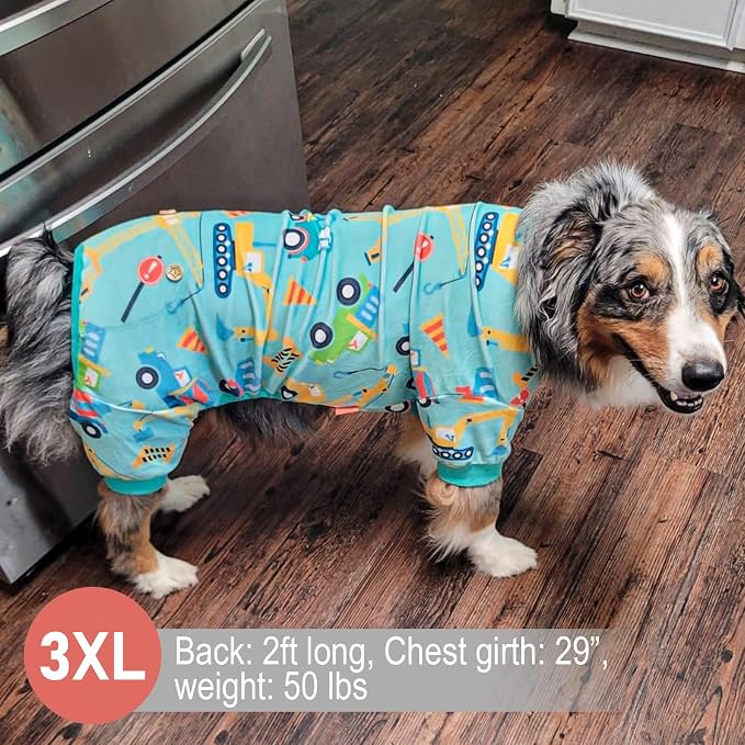 KYEESE Dog Pajamas Velvet Dog Pajamas Large Sized Dogs Soft Dogs Clothes Pjs - Image 4