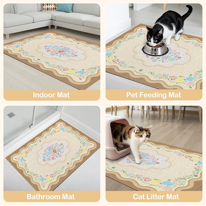 Glittme Premium Cat Litter Mat 33"x22" - Image 5