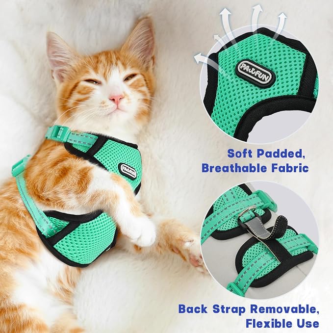 Cat Harness for Walking, Escape Proof Cat Harness and Leash Set - Image 2