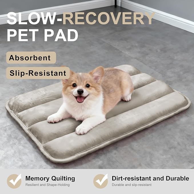 Dog Bed Mat, Reversible Dog Crate Pad - Image 7