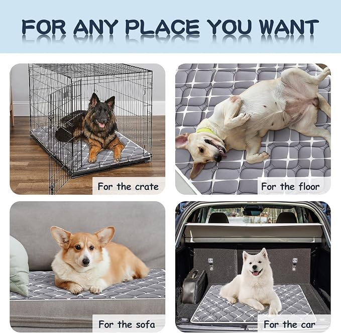 Bubble bear Dog Crate Mat - Image 4
