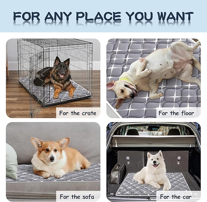 Bubble bear Dog Crate Mat - Image 4