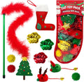 Cat Christmas Stocking, 10 Pack Gifts by Lepawit