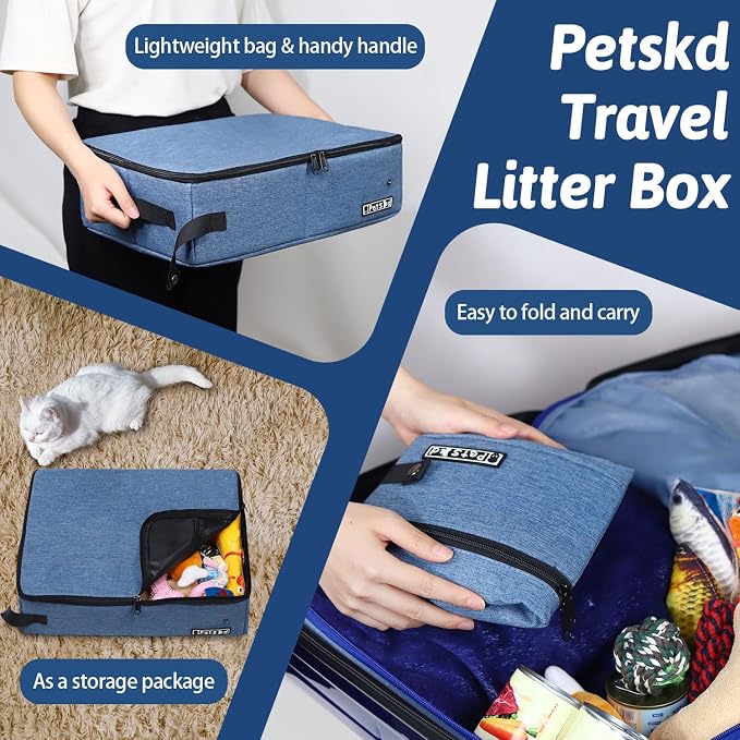 Petskd Portable Cat Travel Litter Box - Image 6