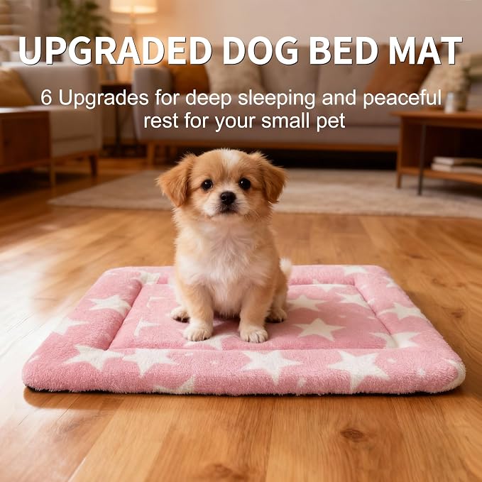 Washable Dog Bed Plush Orthopedic Outdoor Crate Mat - Image 2