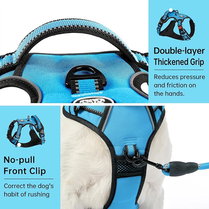 IVY&LANE No Pull Dog Harness for Large Dogs, Dog Vest Harness - Image 5
