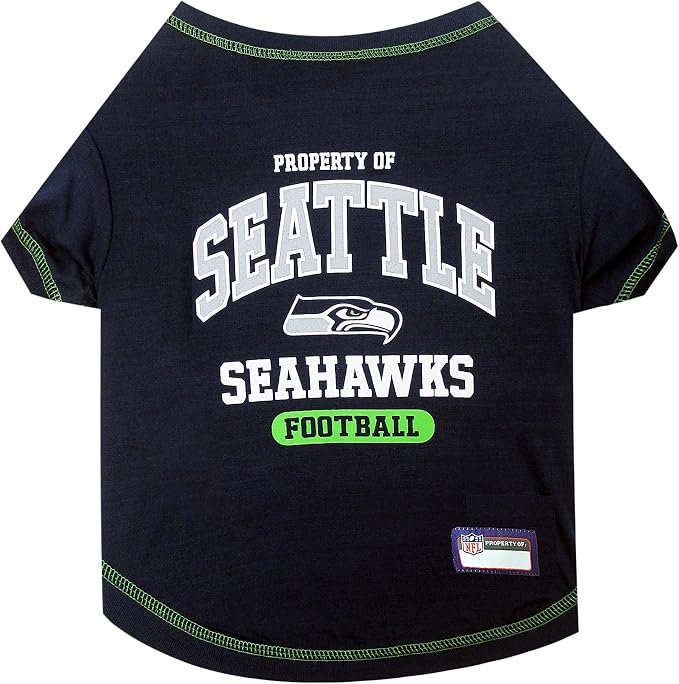 NFL Seattle Seahawks Dog T-shirt Large. - Image 4
