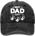 Personalized Vintage Washed Denim Dad Hat, Custom Baseball Cap by Lallamotion