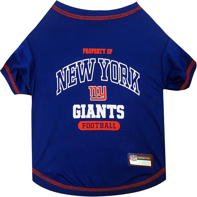 NFL New York Giants Dog T-shirt Large. by PETSFIRST