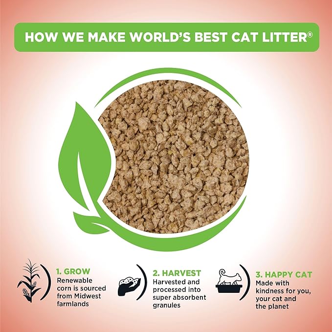WORLD'S BEST CAT LITTER Multiple Cat Unscented, 32-Pounds - Image 3
