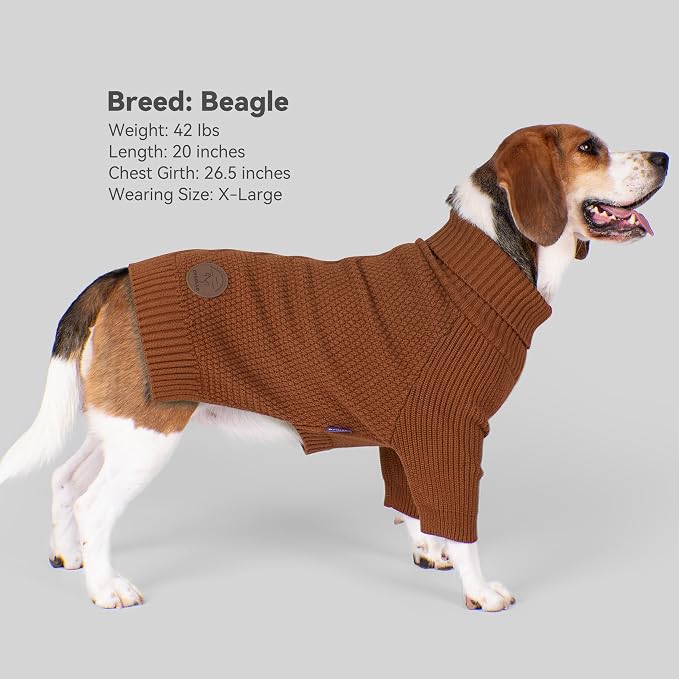 cyeollo 4XL Dog Sweater, Stretchable & Cozy Warm Dog Sweaters - Image 2