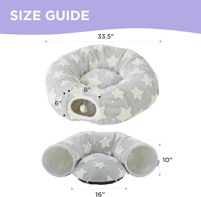 Lesure Cat Tunnel Bed for Indoor Cats - Image 5