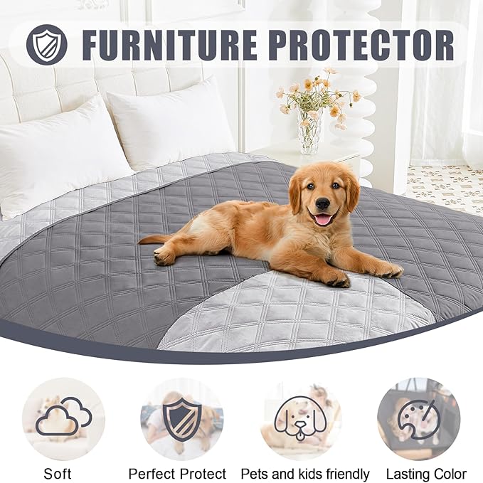 Smiry Waterproof Dog Bed Cover Blanket 30x70, Soft Reversible Pet Blanket - Image 8