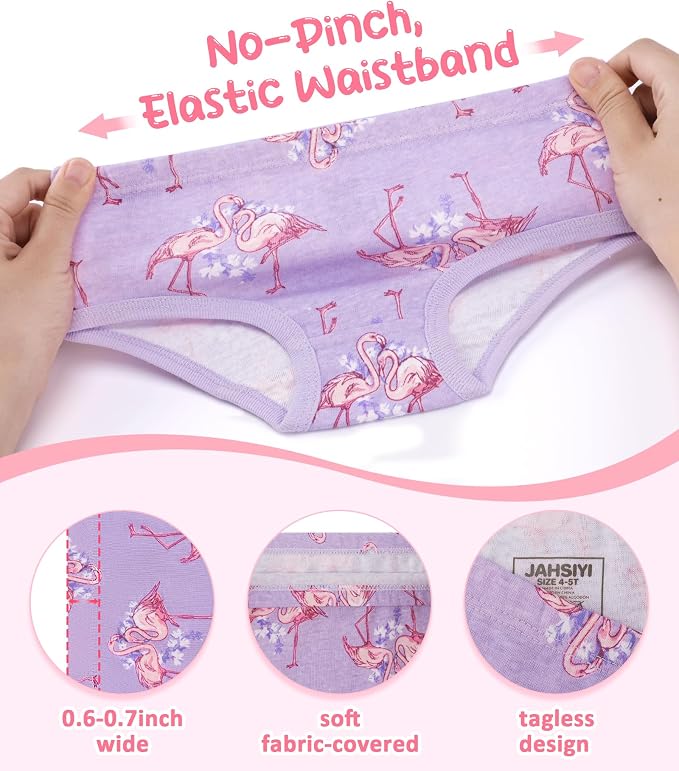 Girls and Toddlers 100% Cotton Underwear Tagless Soft Panties Size 2-3T - Image 3